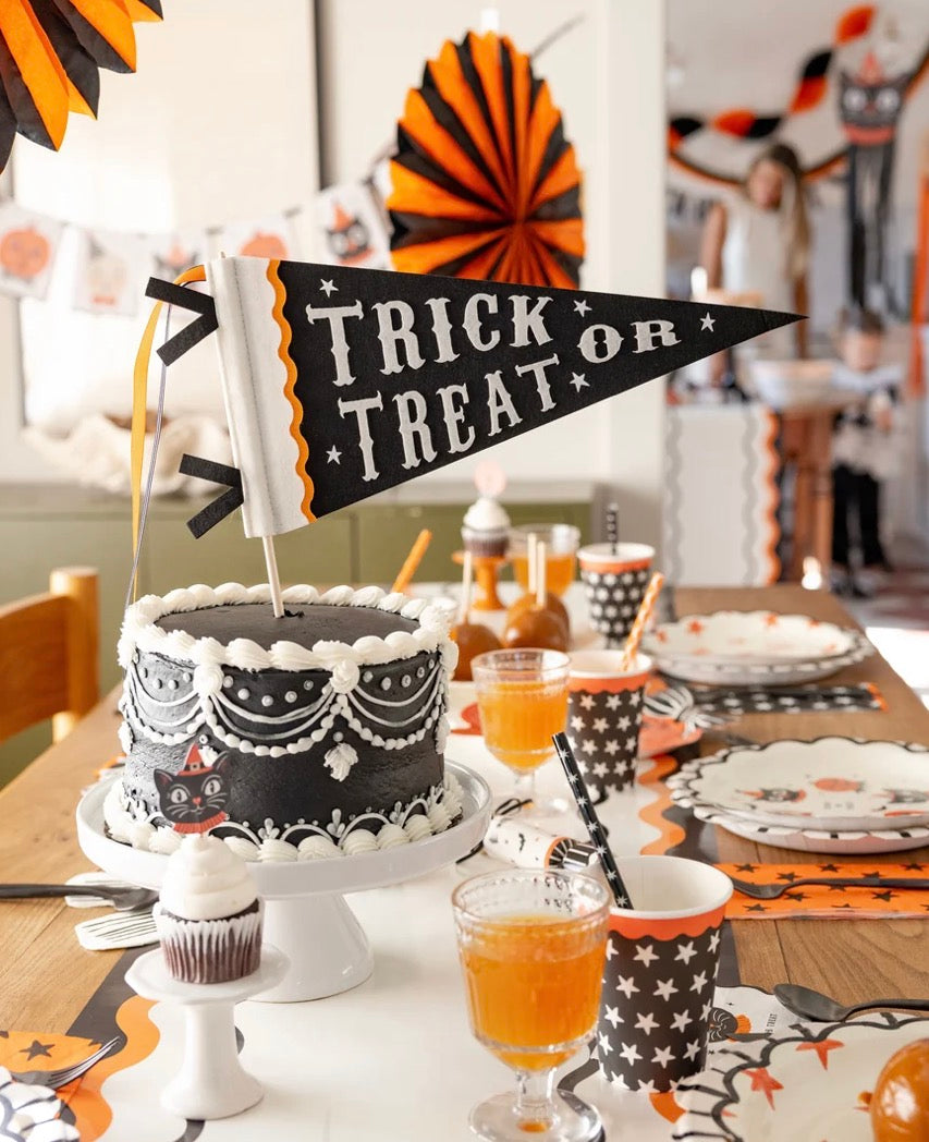 Trick or Treat Felt Pennant