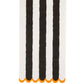 Black & Cream Striped Dinner Napkin