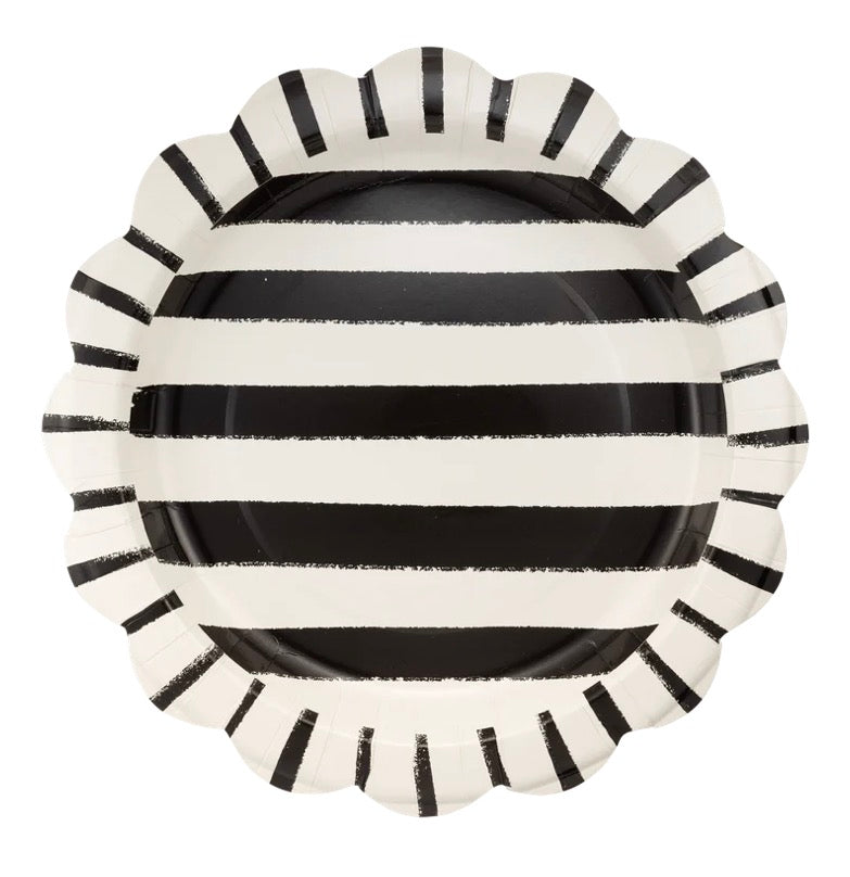 Painted Stripes 11” Plate