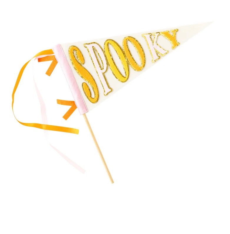 Spooky Felt Pennant