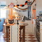 Orange & Black Ric Rac Table Runner