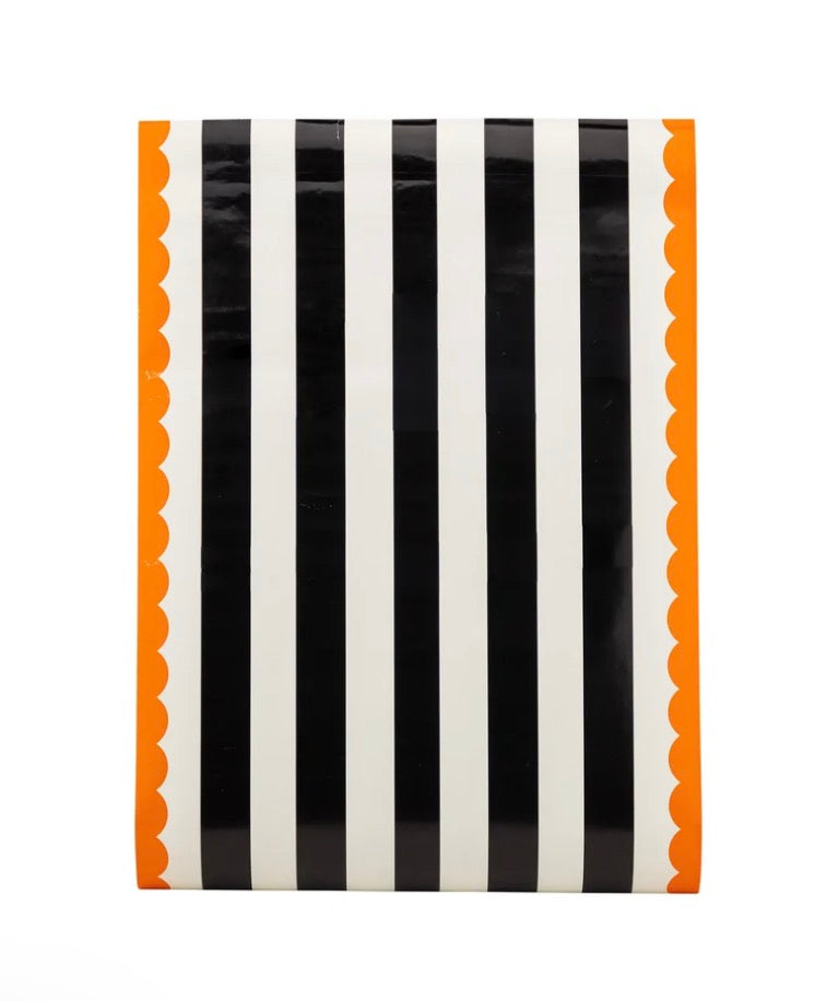 Halloween Striped Table Runner