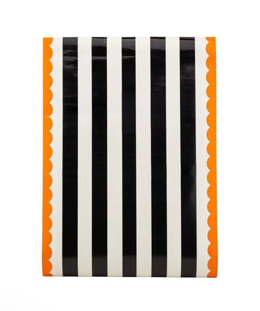 Halloween Striped Table Runner