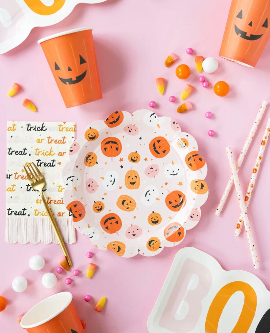 Colorful Boo Shaped Plate