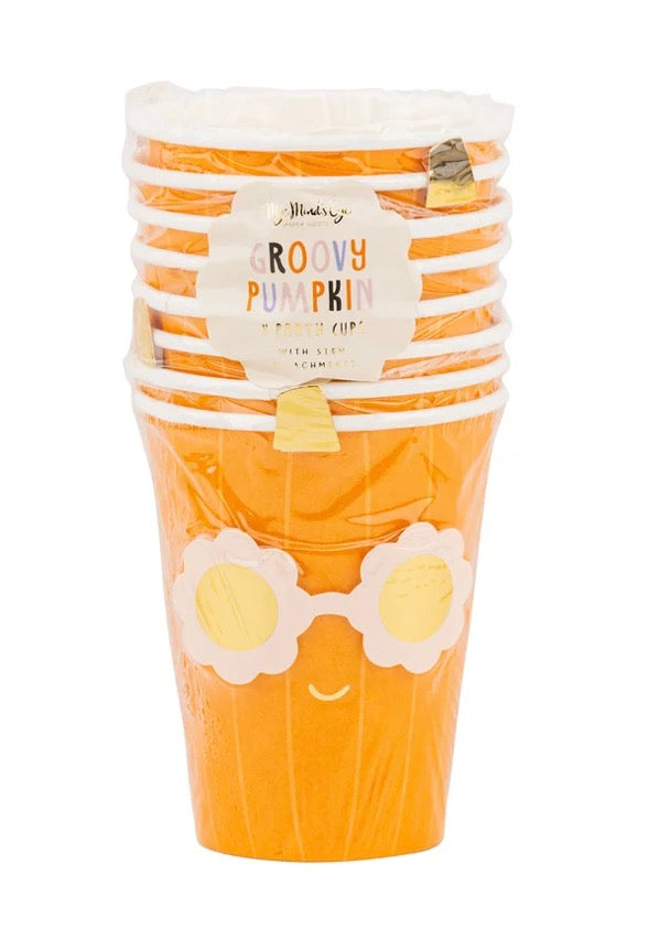 Groovy Pumpkin Party Cup