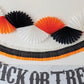 Orange Black Cream Sewn Crepe Festoon