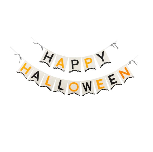 Happy Halloween Felt Banner