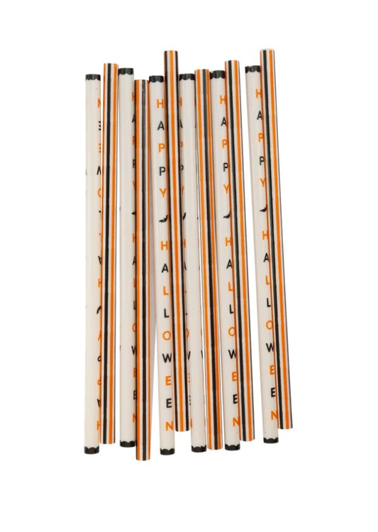 Happy Halloween Reusable Straws
