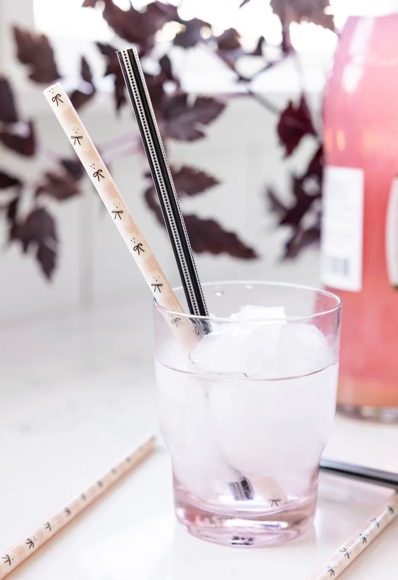 Bow Ghosts Reusable Straws
