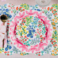 Pink & White Paper Plates (Two Sizes Available)