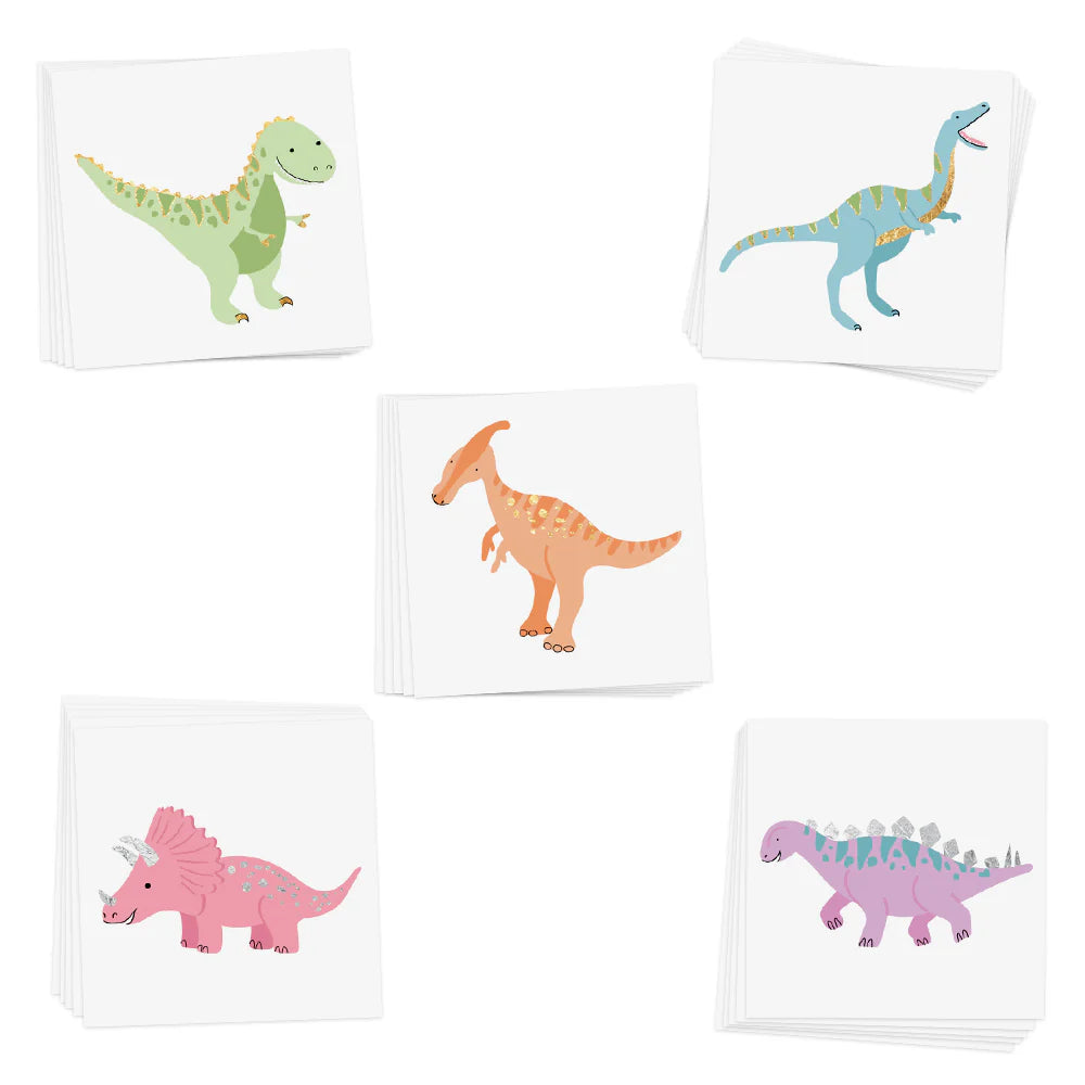 Dinosaur Temporary Tattoo Variety Set
