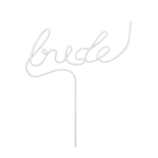 White Bride Straw