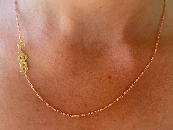 Gamma Phi Beta Side Necklace