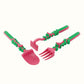 Pink Garden Fairy Utensil Set