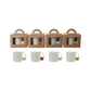 12oz. Stoneware Mug with Small Ball Handle (Multiple Colors Available)