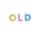 "OLD" Birthday Candle Set
