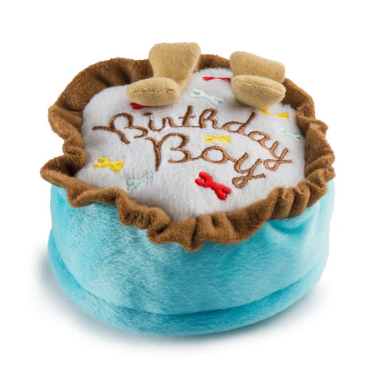 Birthday Boy Cake Dog Toy (Large)