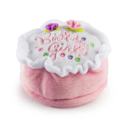 Birthday Girl Cake Dog Toy (Large)