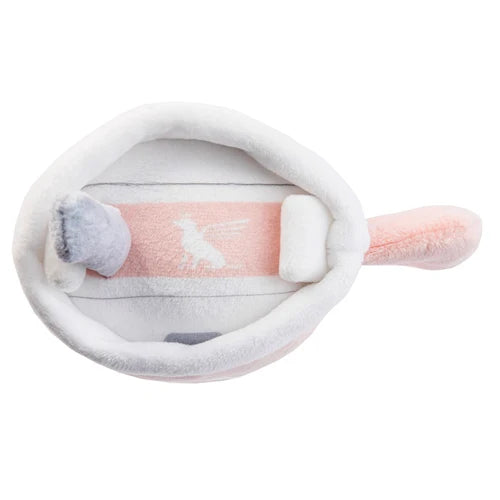 Snuggly Cup Dog Toy: Blush