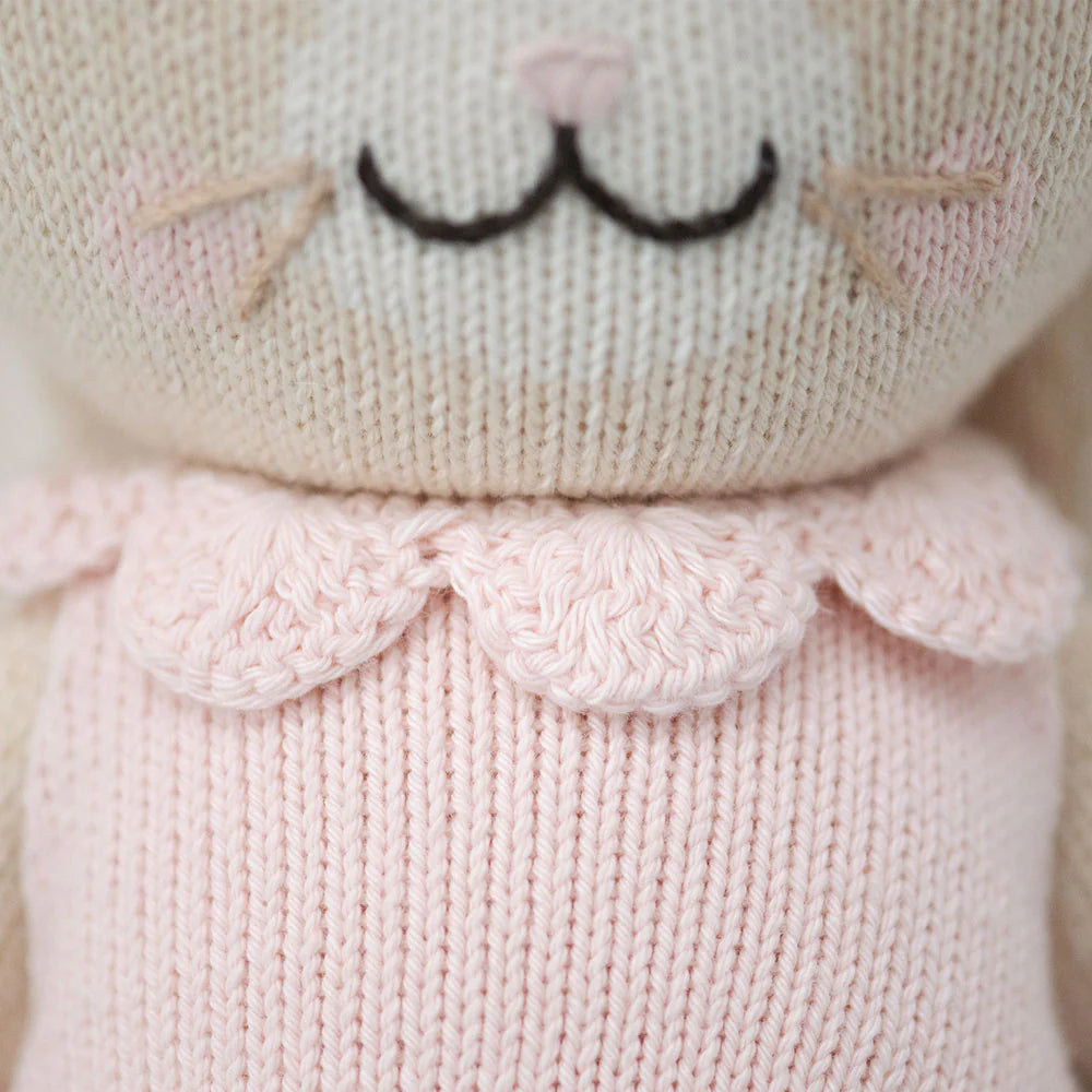 Hannah the Bunny Hand-Knit Doll (Blush)
