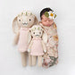 Hannah the Bunny Hand-Knit Doll (Blush)