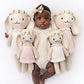 Hannah the Bunny Hand-Knit Doll (Blush)