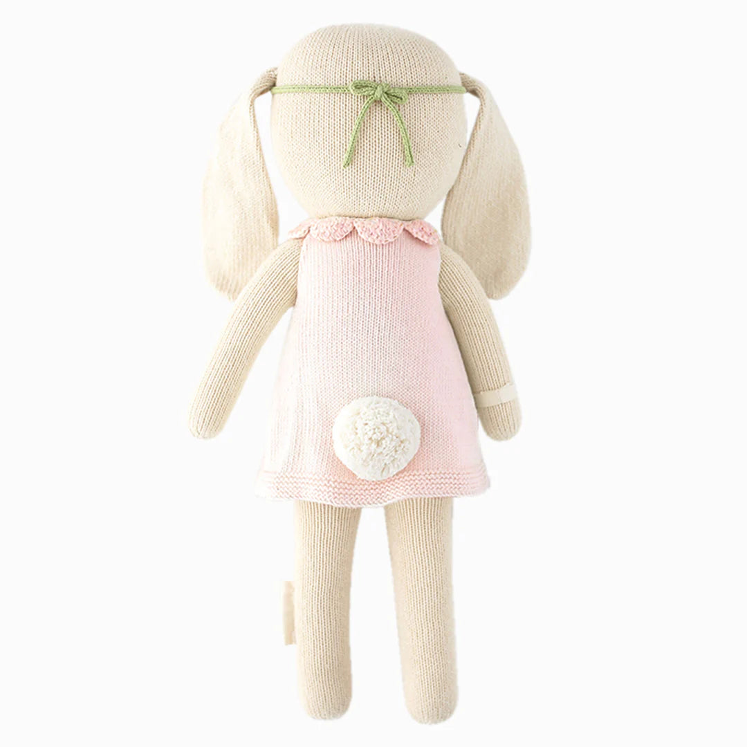 Hannah the Bunny Hand-Knit Doll (Blush)