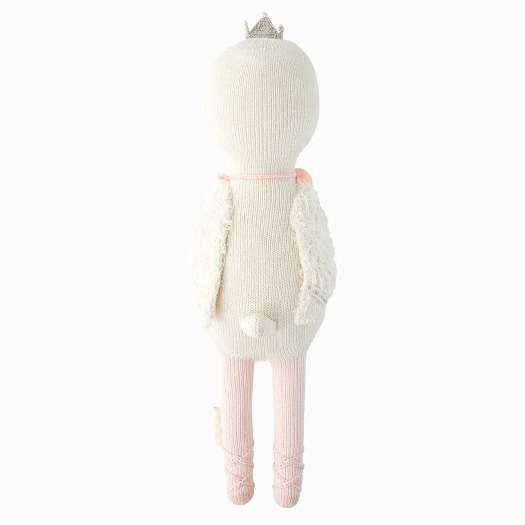 Harlow the Swan Hand-Knit Doll