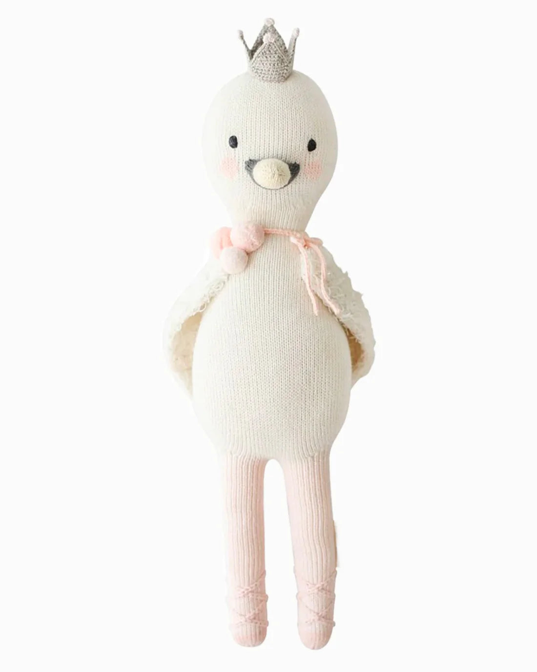 Harlow the Swan Hand-Knit Doll