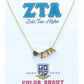 Zeta Tau Alpha Heart Necklace