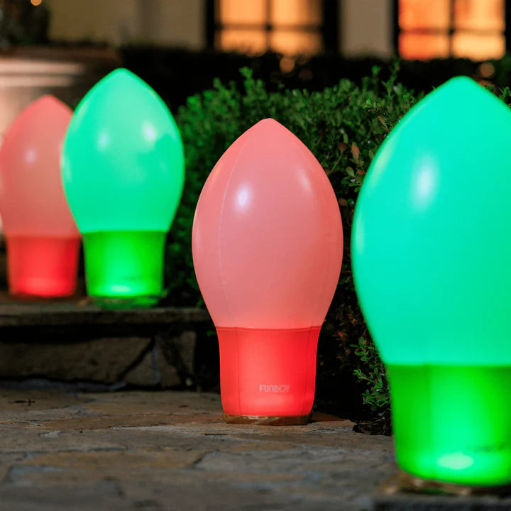 Light-Up Inflatable Light Bulbs (Set of 2)