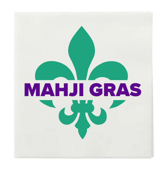 "Mahji Gras" Cocktail Napkins