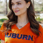 Auburn Tigers "War Eagle" Outline Enamel Necklace