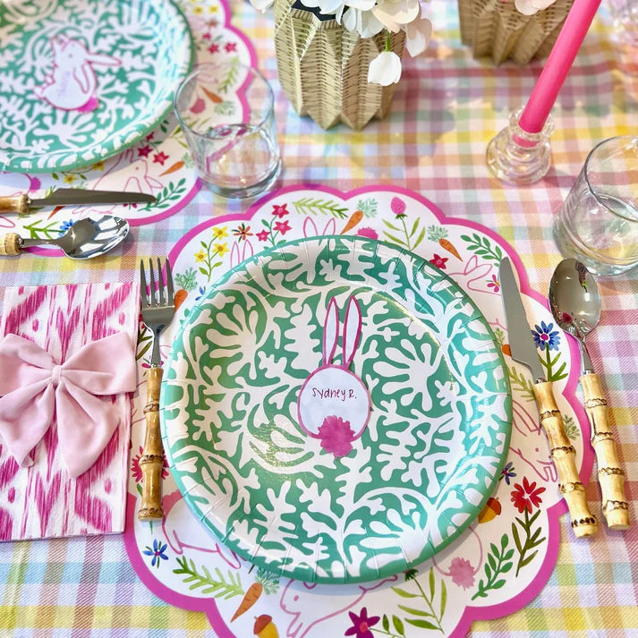 Sage Paper Dinner Plates
