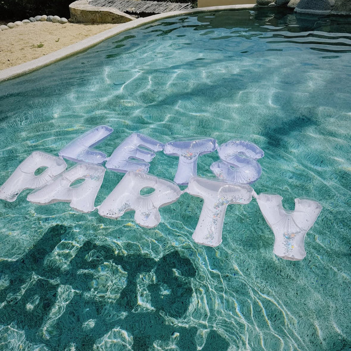Floating Pool Sign