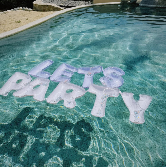 Floating Pool Sign