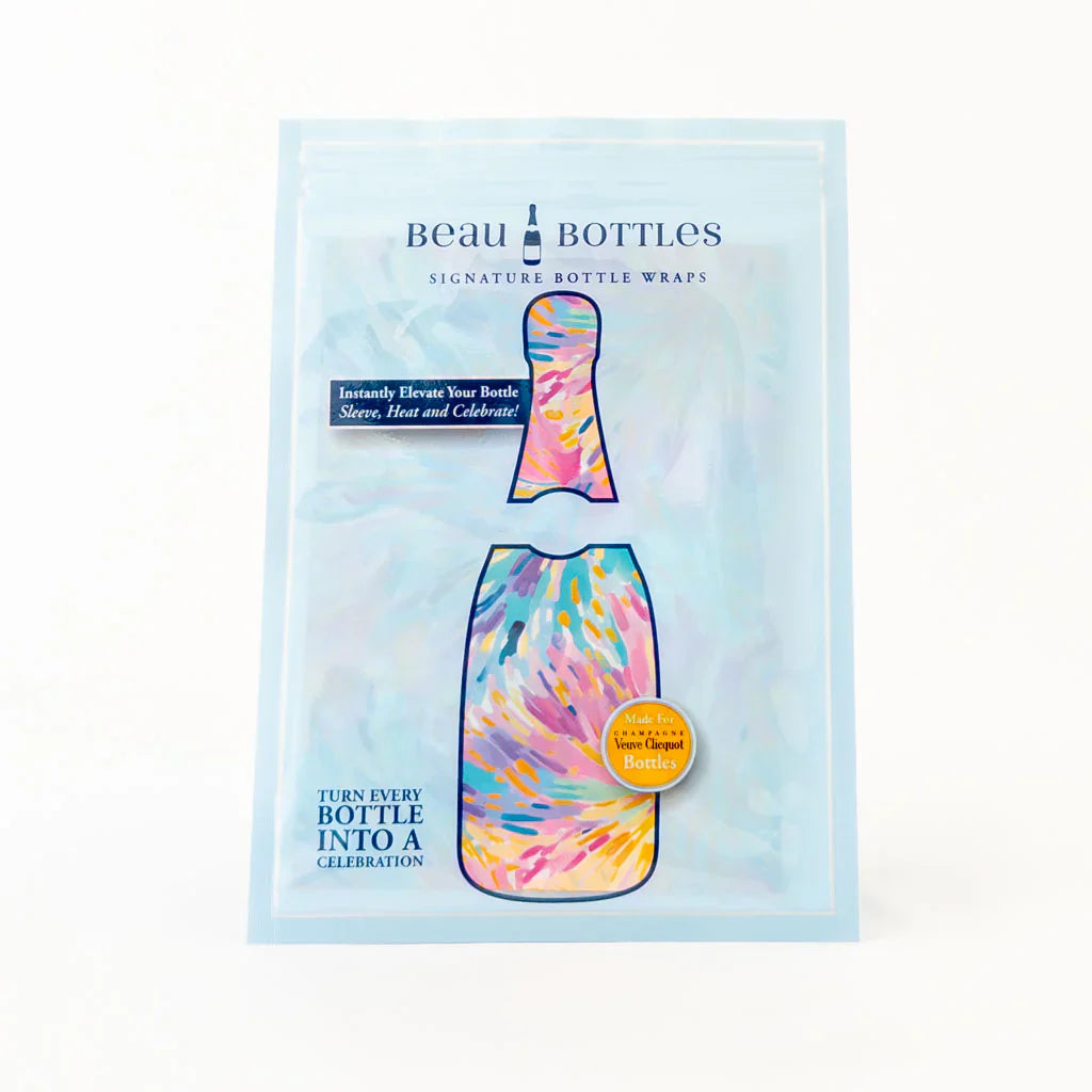 Beau Bottles Pastel Celebration Bottle Wrap (Veuve Edition)