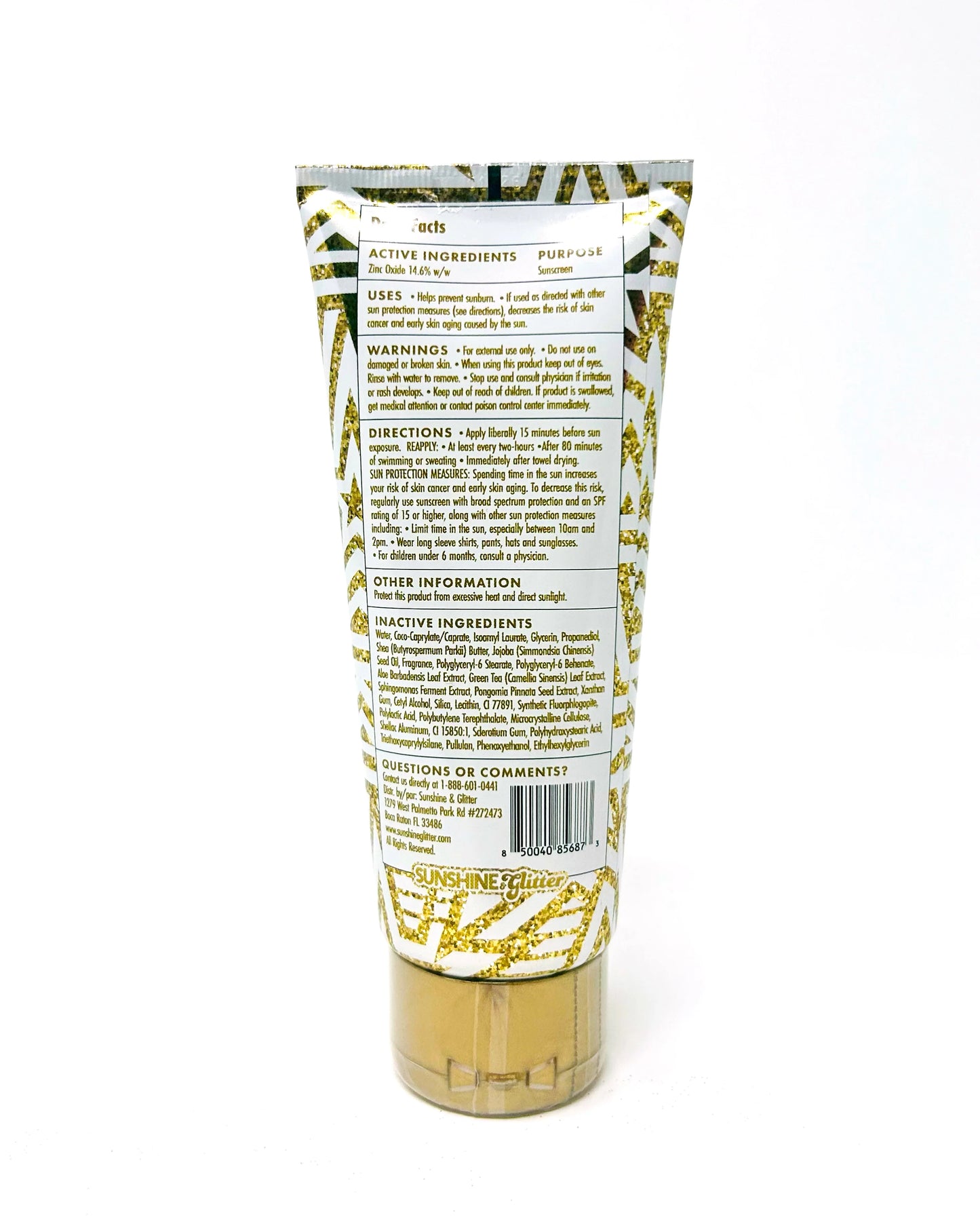 All the Sparkle Mineral Shimmer BioDegradable Sunscreen SPF 30 (3.4oz)