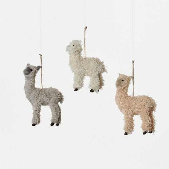 Llama Ornament (Multiple Color Options)