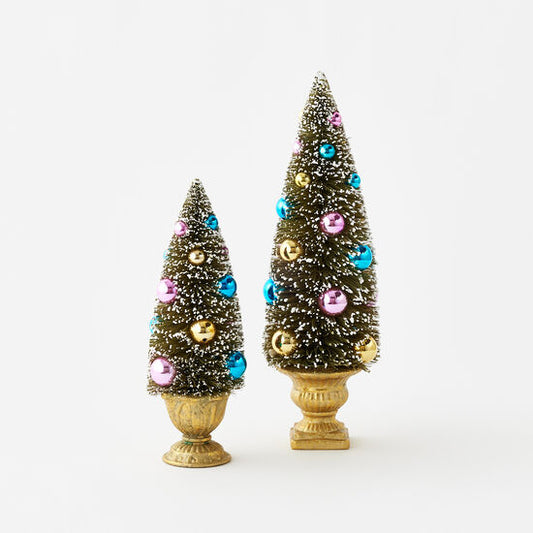 Snowy Sisal Tree in Gold Urn (Multiple Sizes Available)