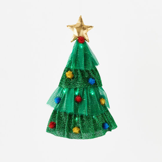 Lighted Christmas Tree Hat