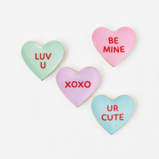 Ceramic Candy Heart Dish (Multiple Colors Available)