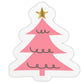 Pink Holiday Tree Cocktail Napkins