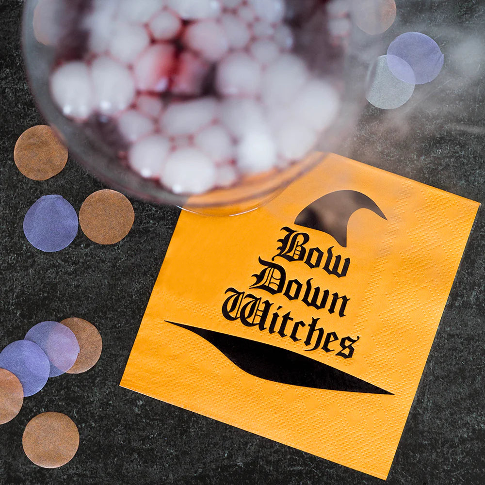 "Bow Down Witches" Cocktail Napkins