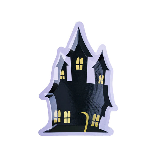 Haunted House Dessert Plates