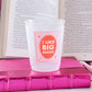 Book Club "I Like Big Books" Frost Flex Cups