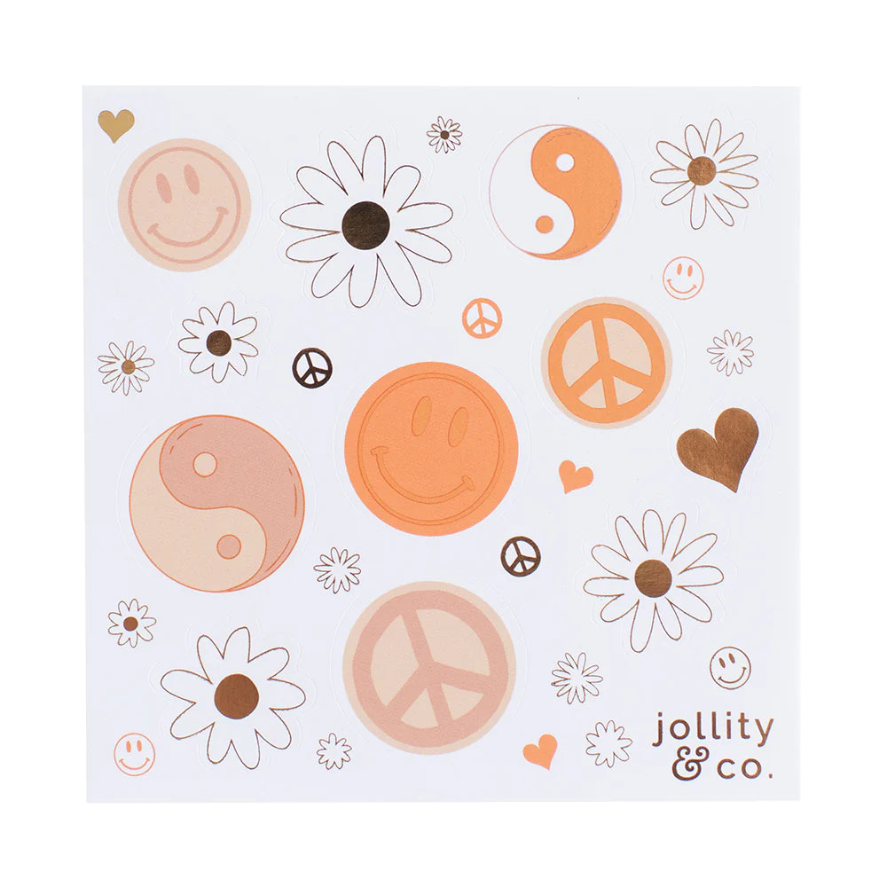 Sticker Sheets: Peace & Love