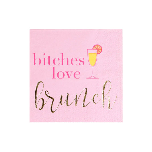 Cocktail Napkins: Bitches Love Brunch