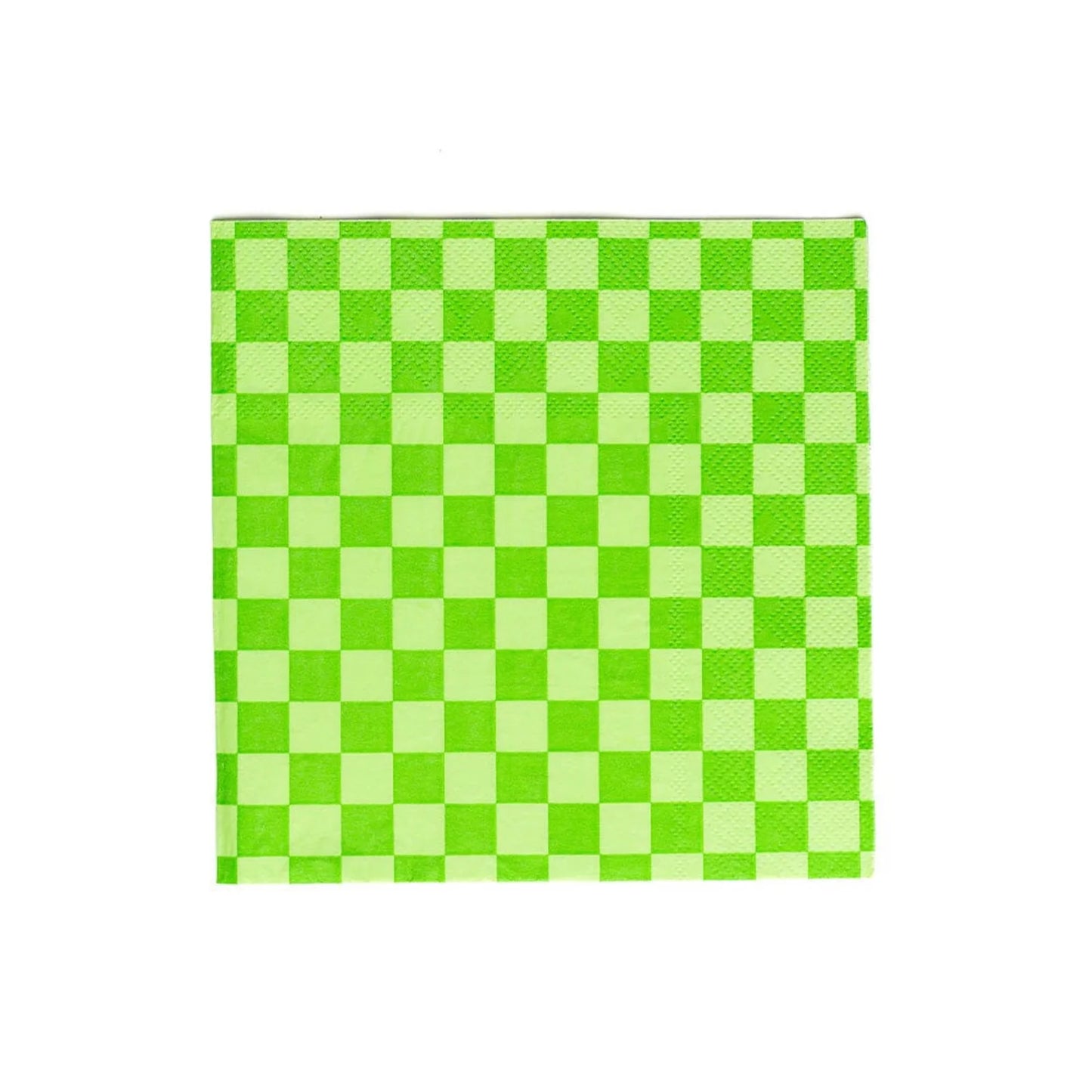 Check It! Lime Cocktail Napkins