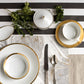Black Classic Stripe Paper Table Runner